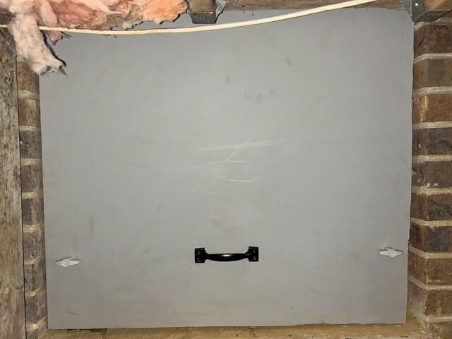 New Crawl Space Door