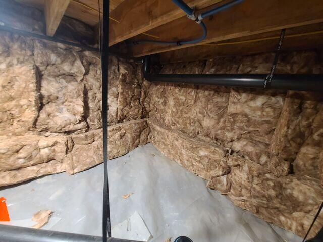 Wall before SilverGlo is installed