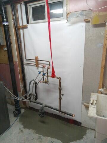 Install wall membrane