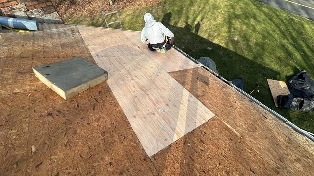 Bad Plywood Is Removed & Replaced