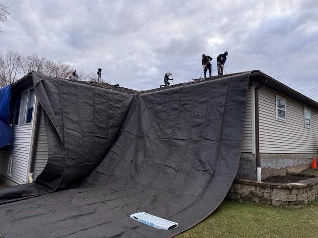 The Old Shingles Come Off