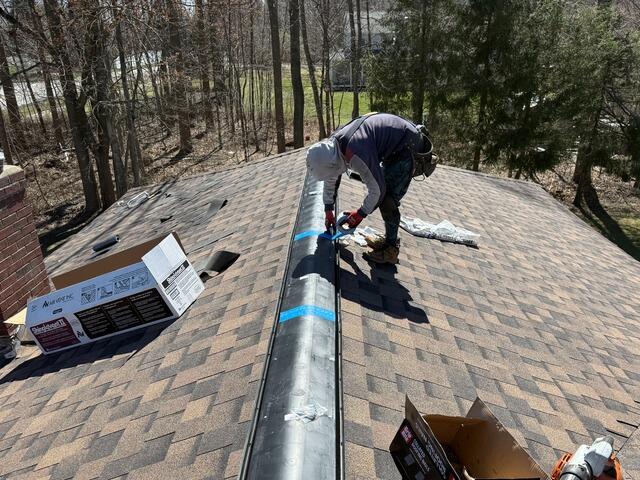 Ridge Vent Is Installed