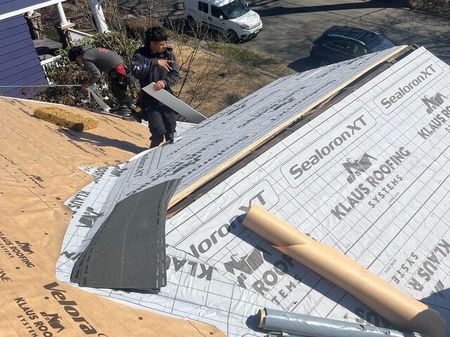 Underlayment Is Installed