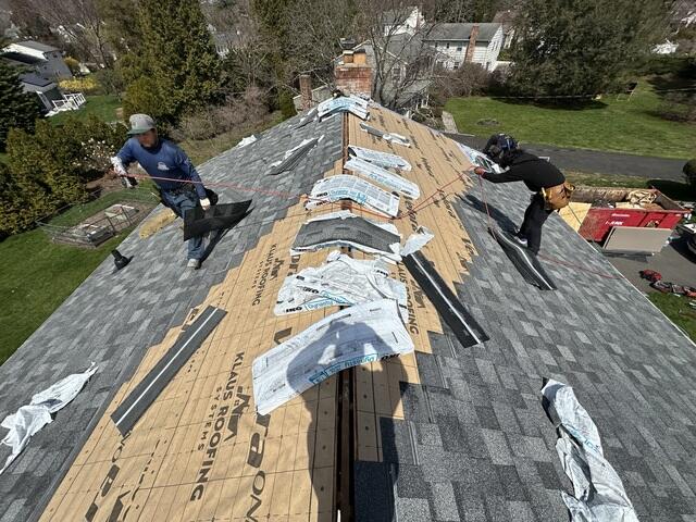 New Shingles Are Installed