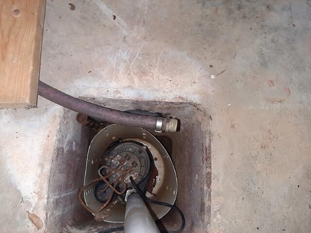 Old Sump Pump