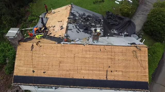 The Old Shingles Come Off