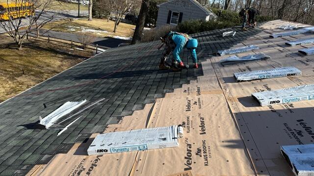 New Shingles Are Installed