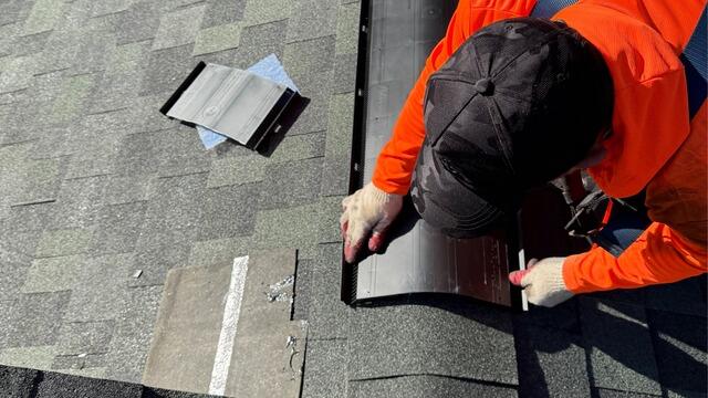 Ridge Vent Is Installed