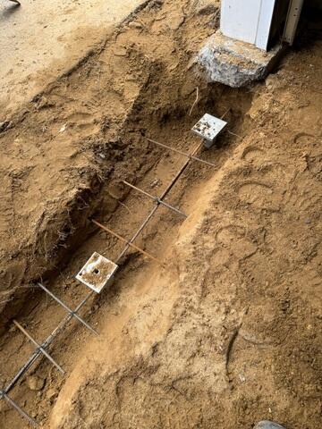 Helical Piers Installed