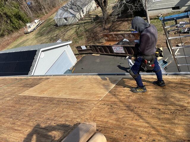 New Plywood Is Installed