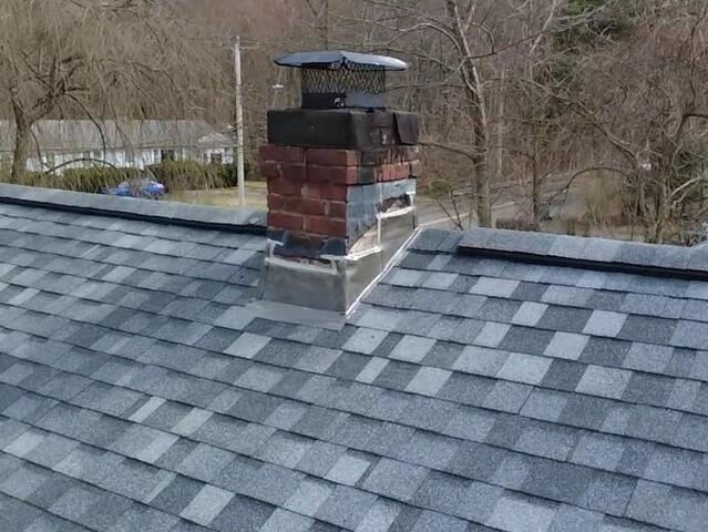 New Flashing on the Chimney