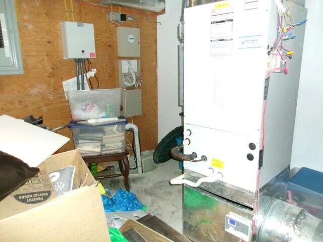Before our waterproofing system was installed:
