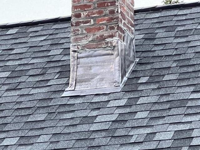 New Flashing on the Chimney