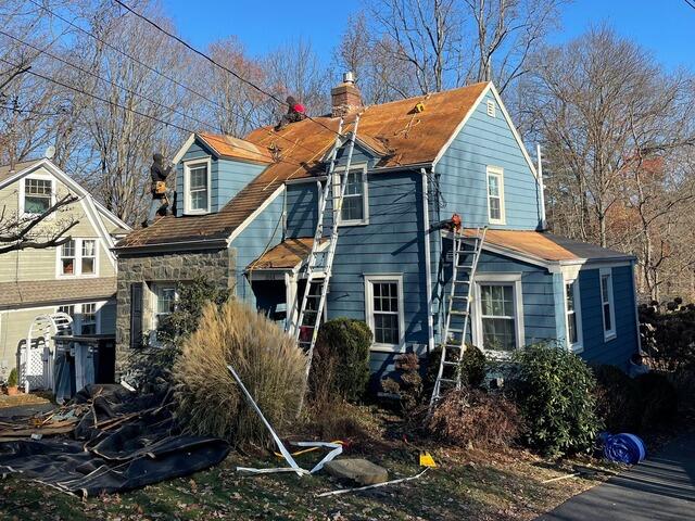 Old Shingles Are Removed
