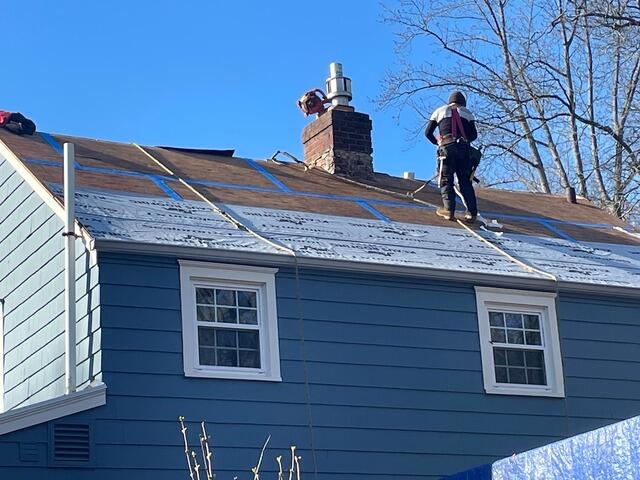 Seams Are Taped & Underlayment Is Installed