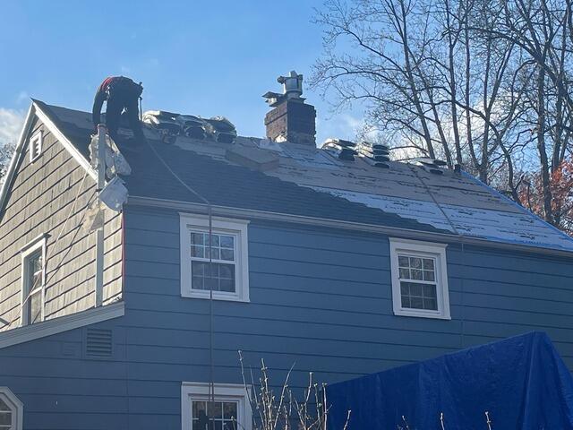 New Shingles Are Installed