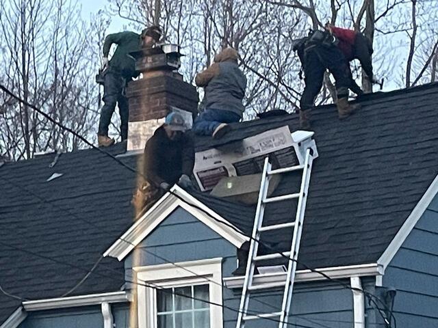 Chimney Is Flashed