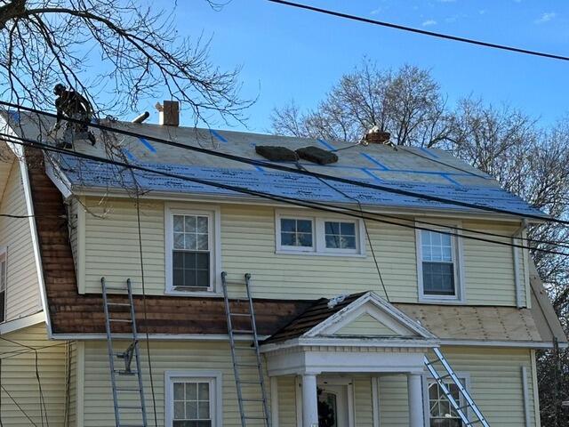 Seams Are Taped & Underlayment Is Installed
