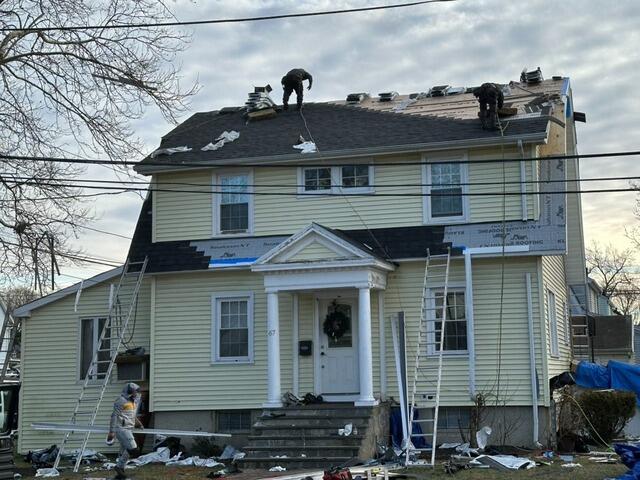New Shingles Are Installed