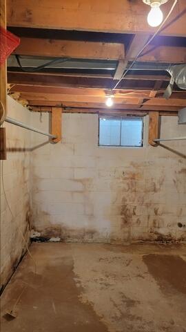 Before Basement Finishing