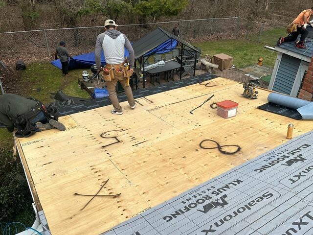 New Plywood Is Installed