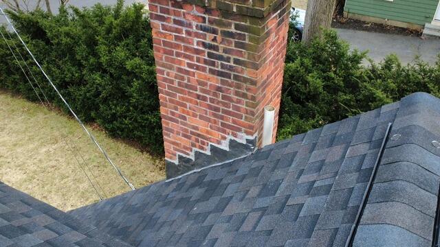 New Flashing on the Chimney