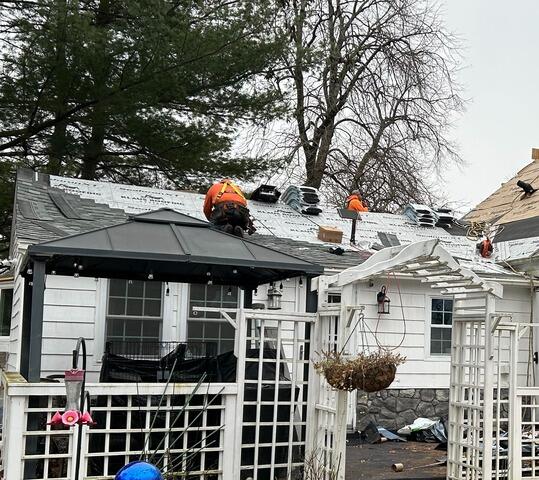 New Shingles Are Installed