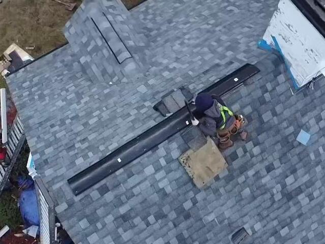 Ridge Vent Is Installed