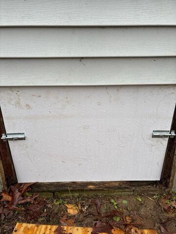 New Crawl Space Door