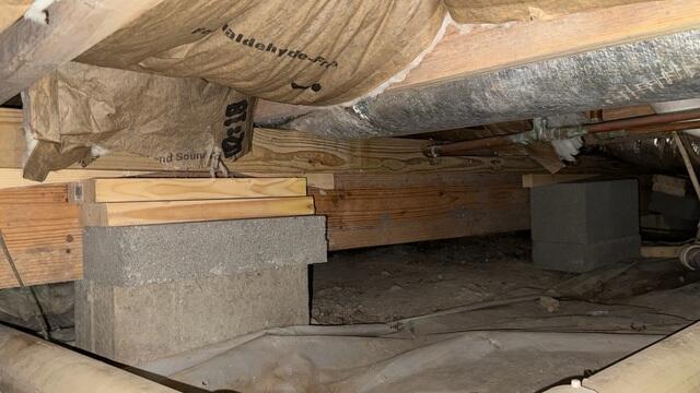 Poor Crawl Space Support