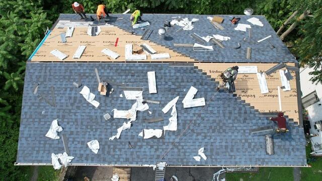 New Shingles Are Installed