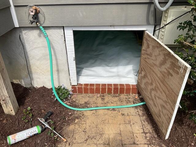 Crawl Space Entrance