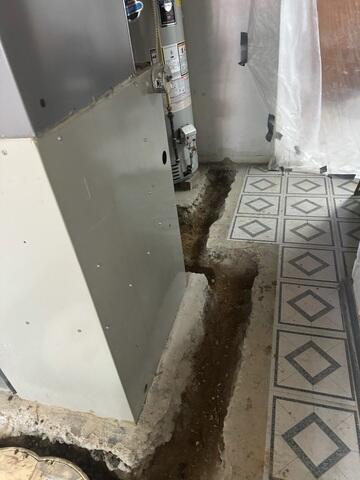 During WaterGuard Install