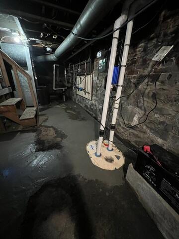 TripleSafe Sump Pump with Battery Backup Pump