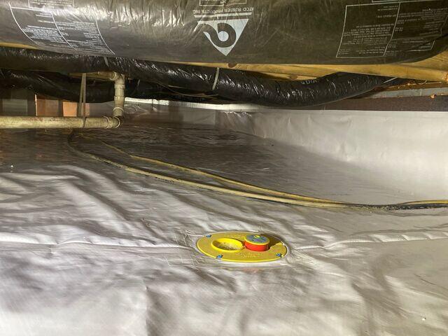 Crawl Space Encapsulation and Insulation Upgrade in Preston, MD