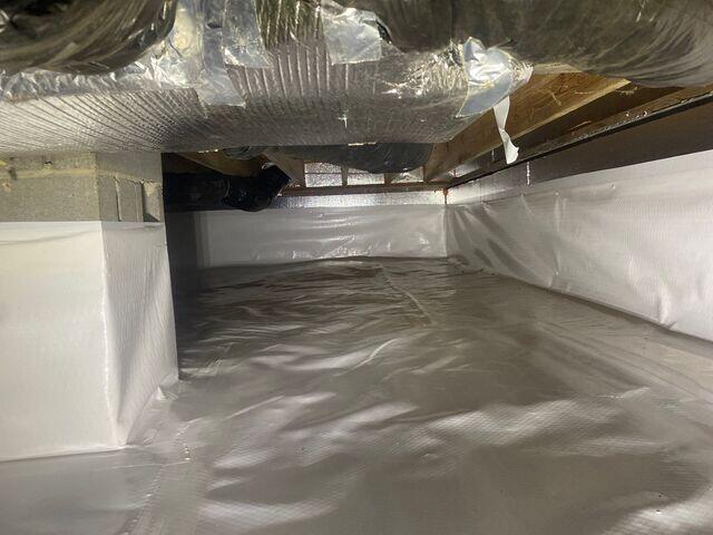 Crawl Space Encapsulation and Insulation Upgrade in Preston, MD