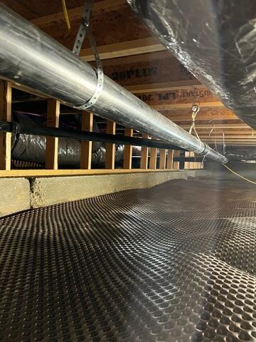 Crawl Space Drainage Matting