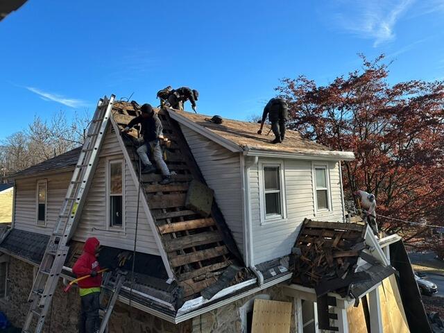 Old Shingles Are Removed