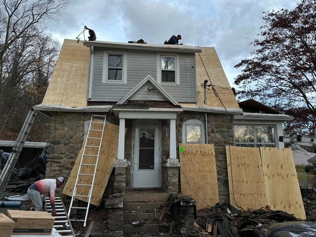 New Plywood Is Installed
