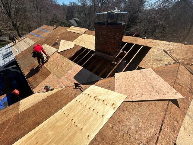 New Plywood Is Installed