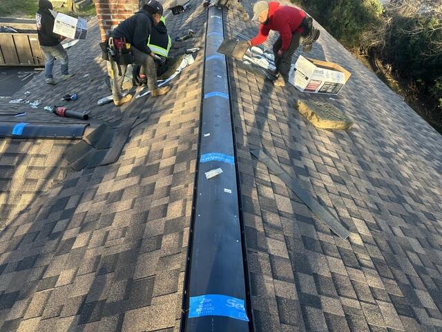 Ridge Vent Is Installed