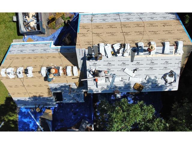 Underlayment Is Installed