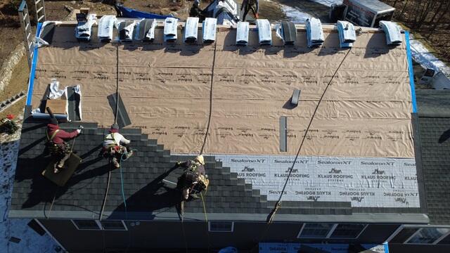 New Shingles Are Installed