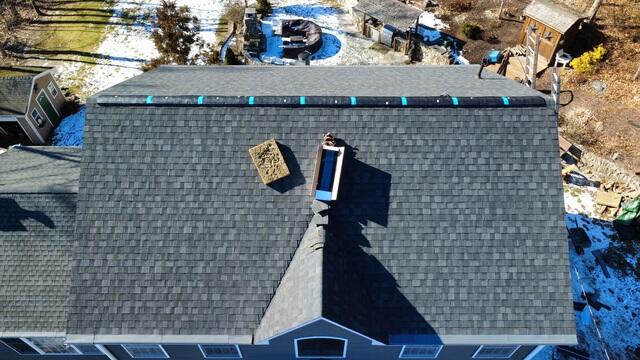 Ridge Vent Is Installed