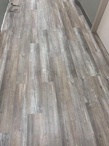 Repaired and Installed Vinyl Plank Flooring