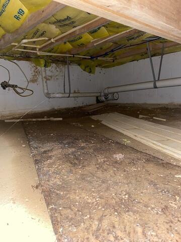 Before Crawl Space Repair