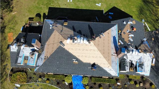 New Shingles Are Installed