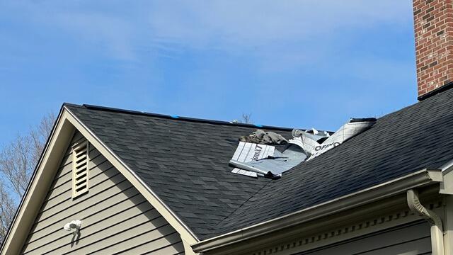 Ridge Vent Is Installed