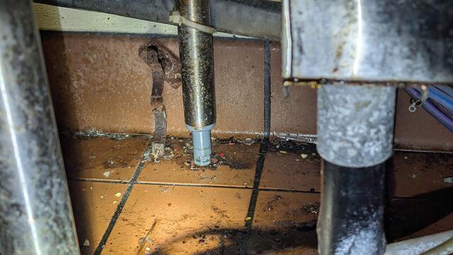 Debris & Food Under the Equipment