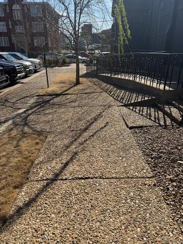 Sinking Concrete Along Church Walkway